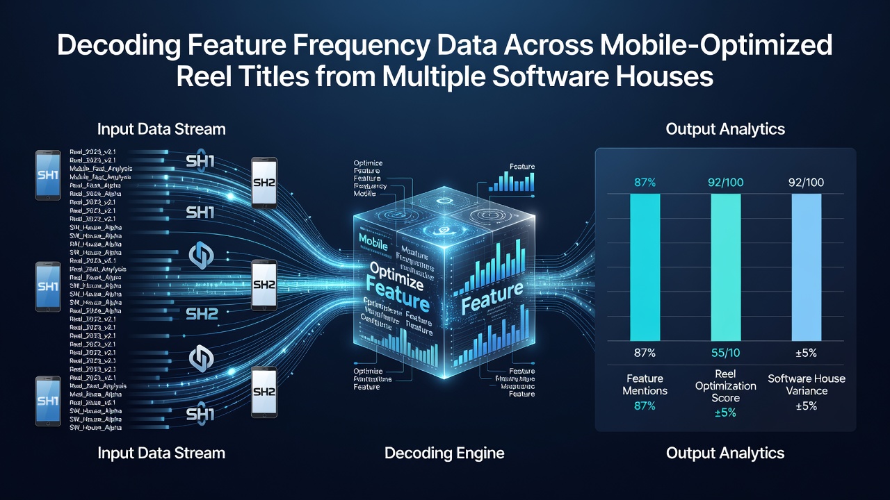 Data visualization charts comparing feature trigger frequencies between different mobile slot providers