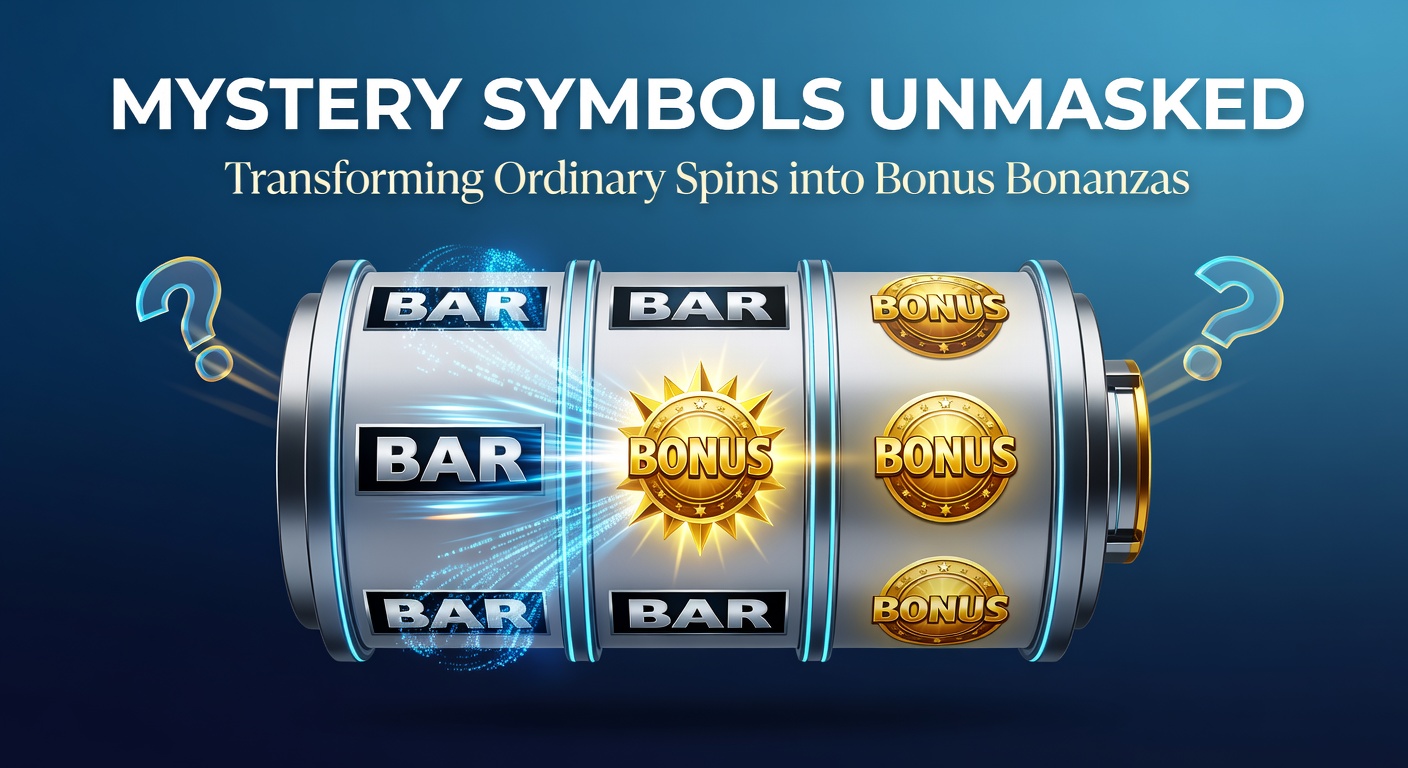 Vibrant slot reels revealing mystery symbols that morph into wilds and scatters, sparking bonus features amid cascading wins