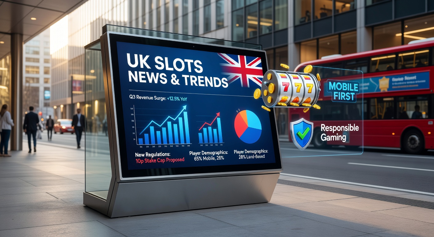 Graphic illustrating UK Gambling Commission regulations on online slots, featuring slot reels with restriction icons and safety shields