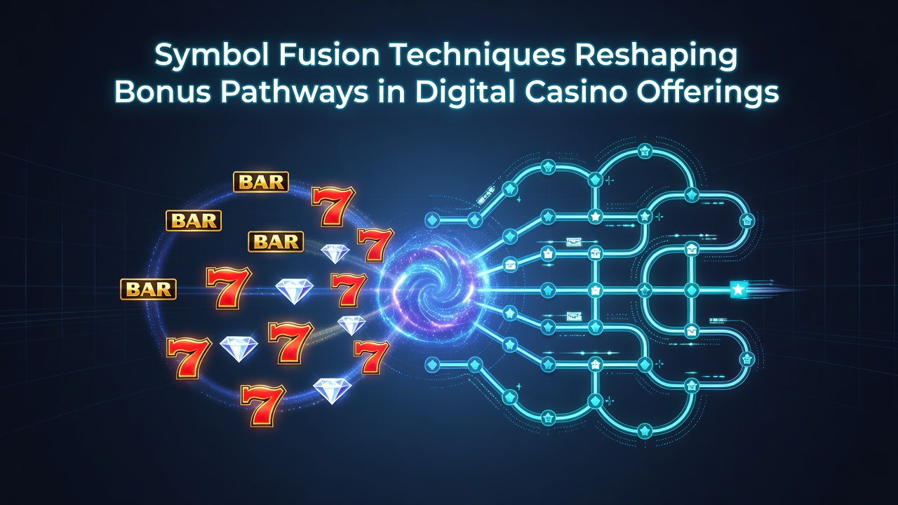 Close-up of fused wild symbols triggering multiple bonus stages in a casino game interface