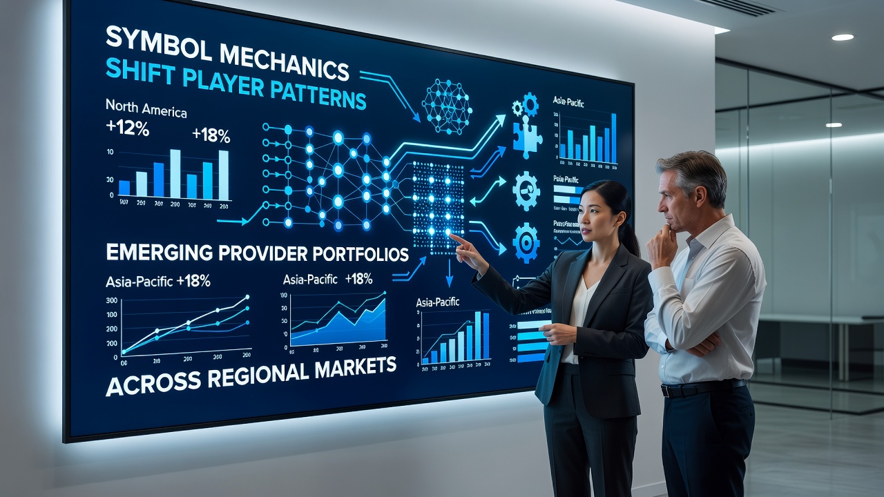 Data visualization showing player engagement patterns influenced by symbol mechanics in slot portfolios