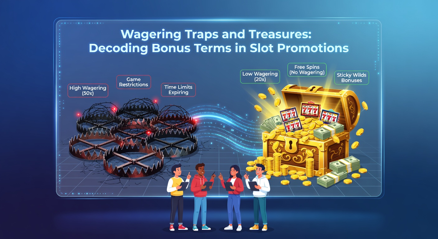 Close-up of a smartphone screen showing detailed bonus terms and conditions for a slot promotion, with highlighted wagering requirements and exclusions
